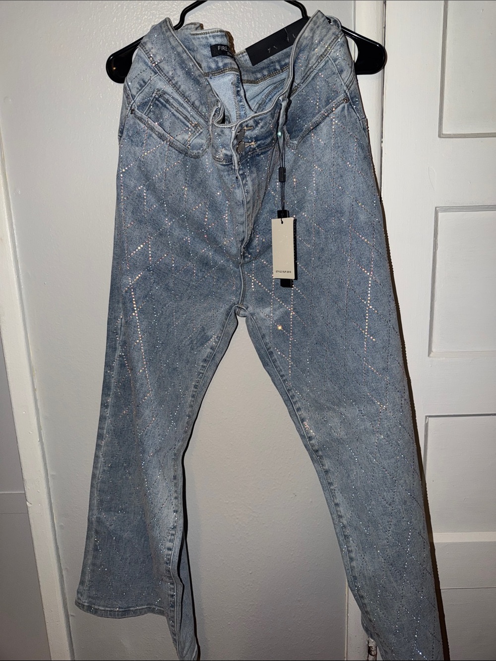 Sparkle Light Wash  Jeans